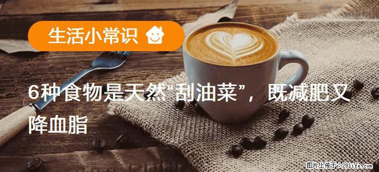 【生活小常识】6种食物是天然“刮油菜”，既减肥又降血脂 - 张掖生活资讯 - 张掖28生活网 zhangye.28life.net
